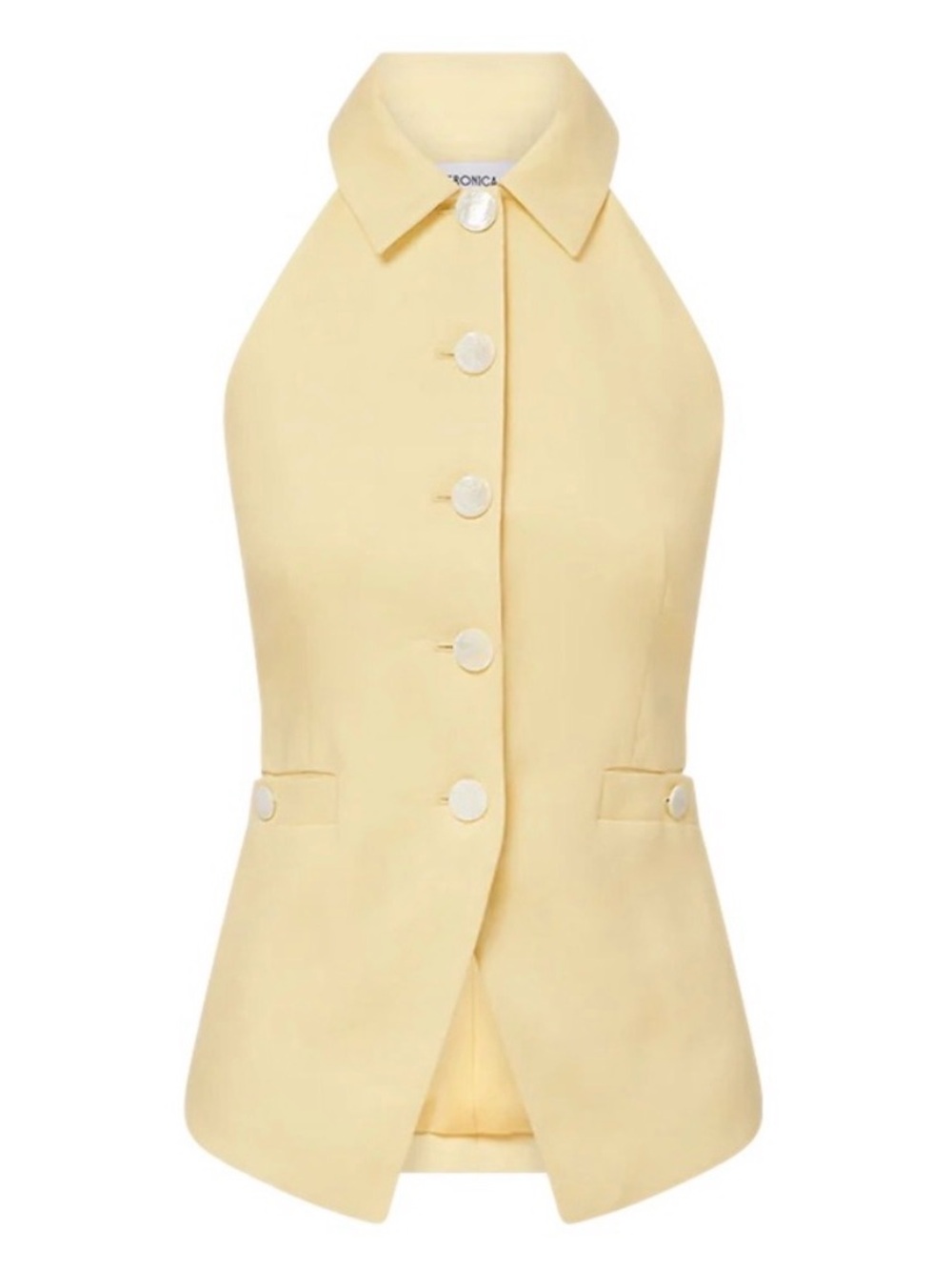 Veronica Beard Orlinda Halter Neck Vest - Picture 3 of 16